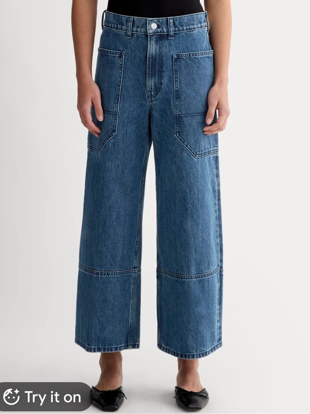 EVERLANE The Way High Gardener Cropped Jean Women’s 29